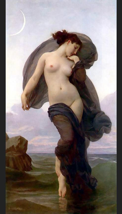 Evening Mood by William-Adolphe Bouguereau (1825 â 1905)